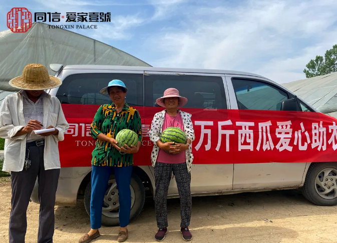 瓜甜心更甜|同信·愛家壹號(hào)采購(gòu)萬斤西瓜愛心助農(nóng)在行動(dòng)！